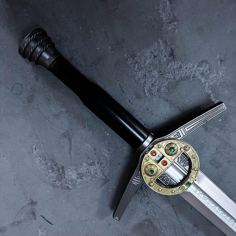 LALAPORT 41 Inch Medieval Foam Witcher Hunting Long Sword for Cosplay LARP Costume Halloween - Image 5